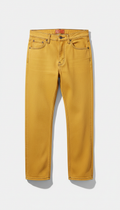 Signal yellow hardware jeans