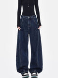 Women's Night River Panel Baggy Japan Fit Jeans